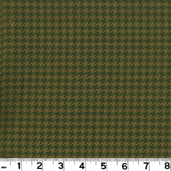 Roth and Tompkins D2124 HOUNDSTOOTH Fabric in OLIVE